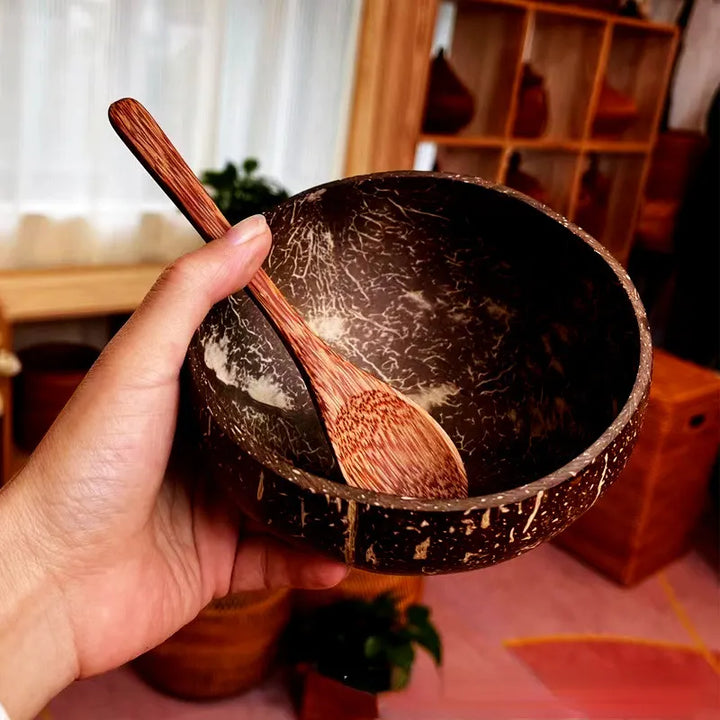 Natural Coconut Bowl Set