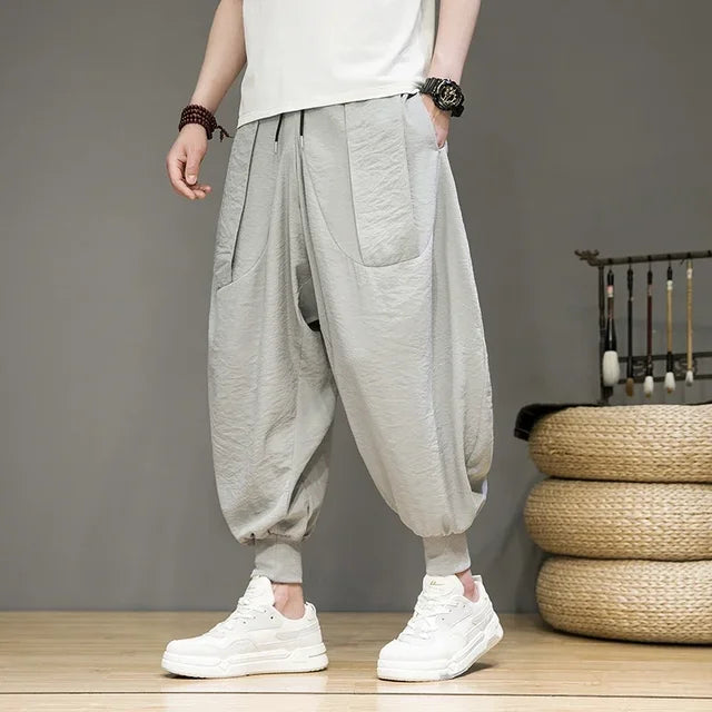 Harajuku Gray Jogging Sweatpants