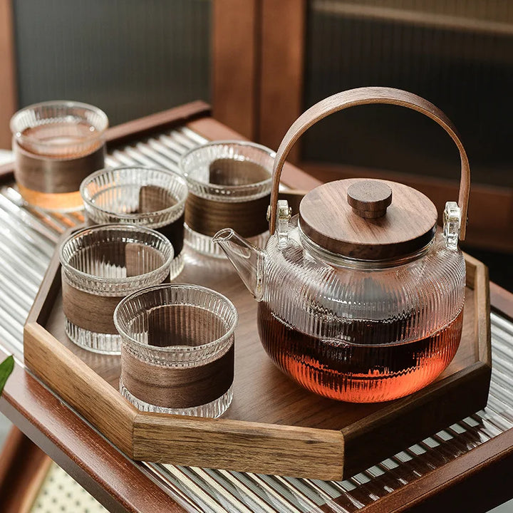 Borosilicate Glass Teapot Set