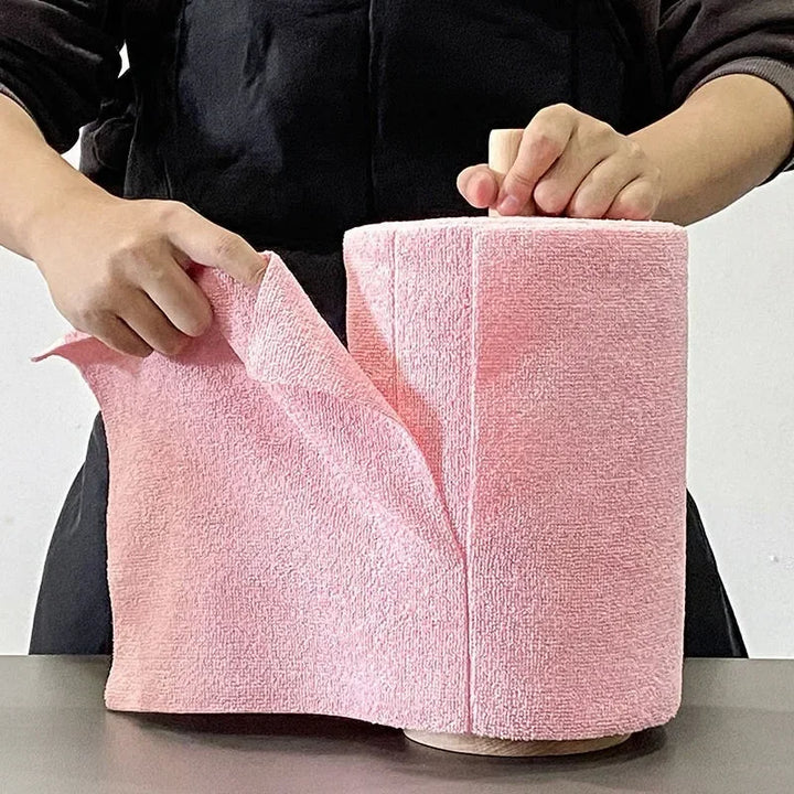 Reusable Cleaning Microfiber Towel Rolls