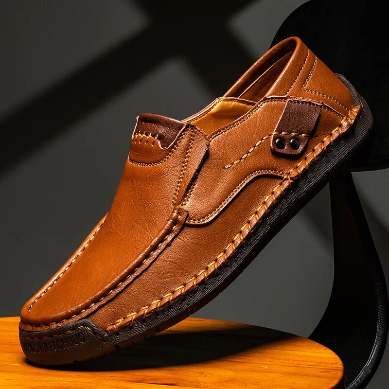 Hand-Stitched Heritage Loafers