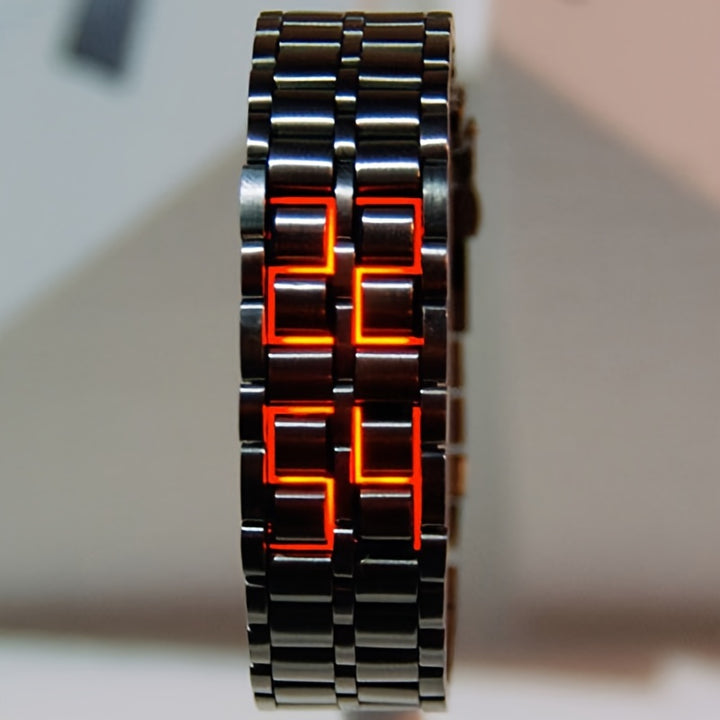 LED Lava Display Electronic Watch