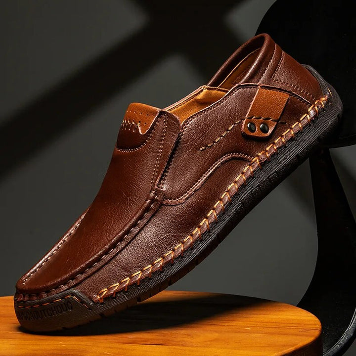 Hand-Stitched Heritage Loafers