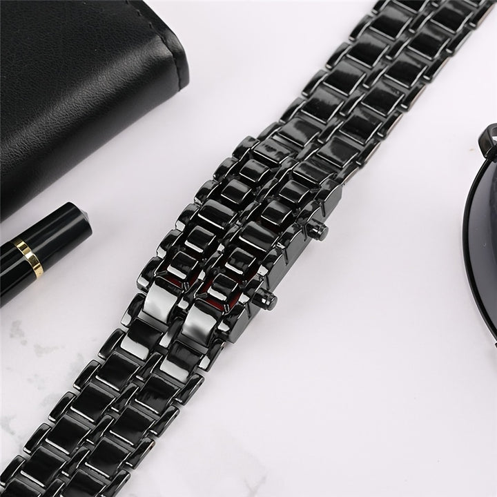 LED Lava Display Electronic Watch