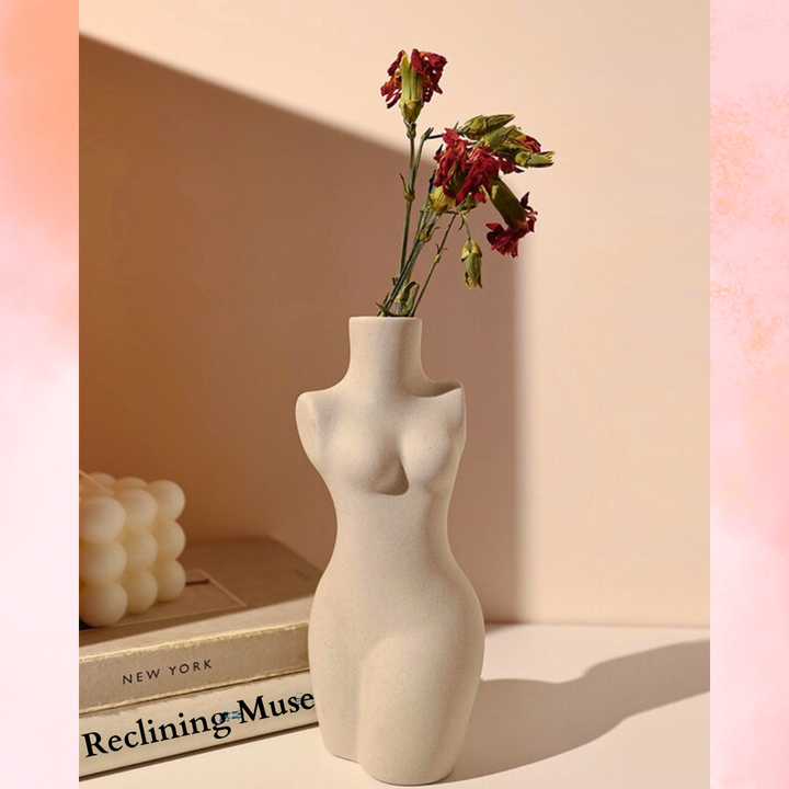 Sculpted Muse Vase