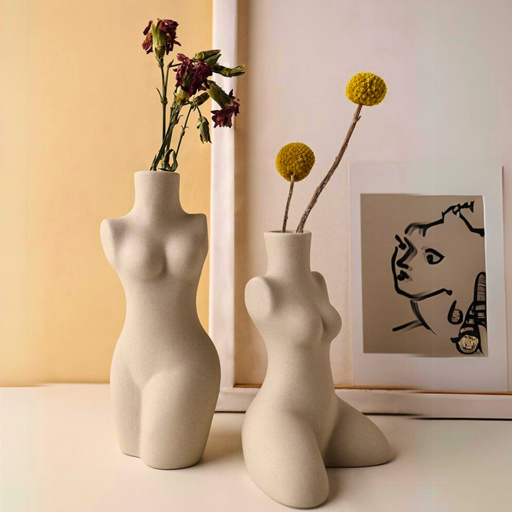 Sculpted Muse Vase