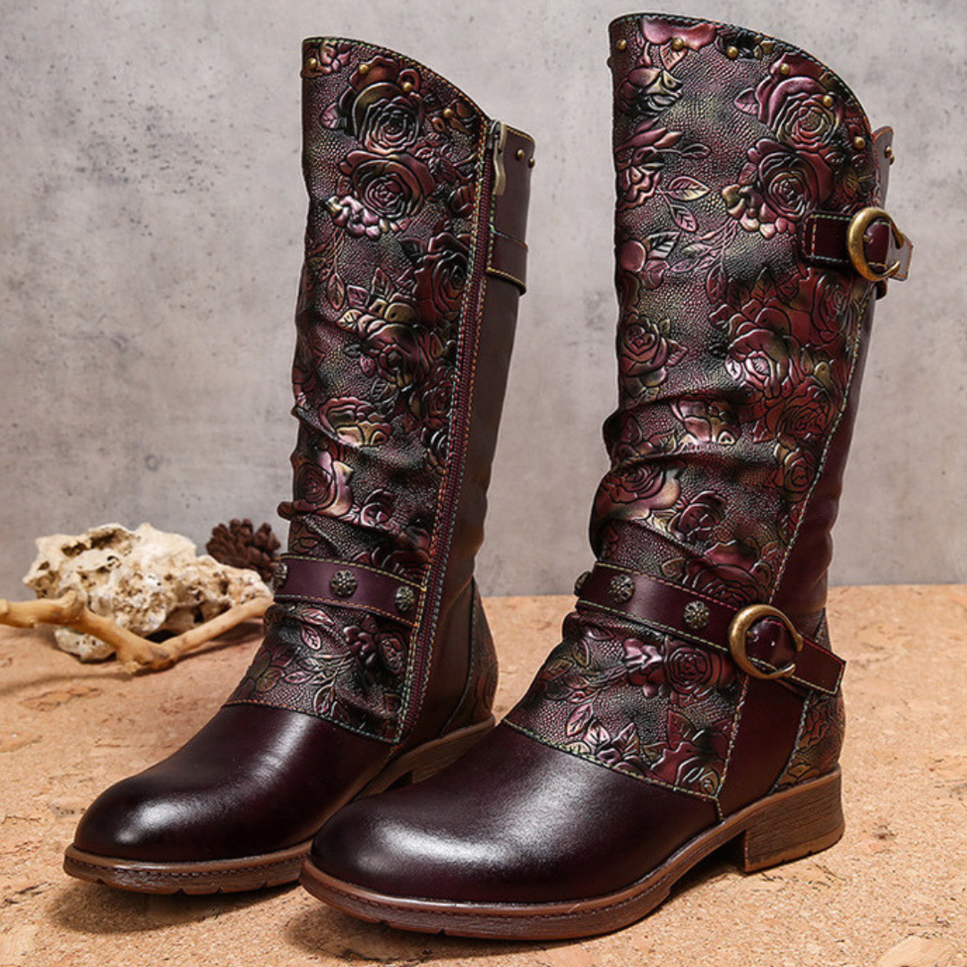 English Garden Genuine Leather Boot