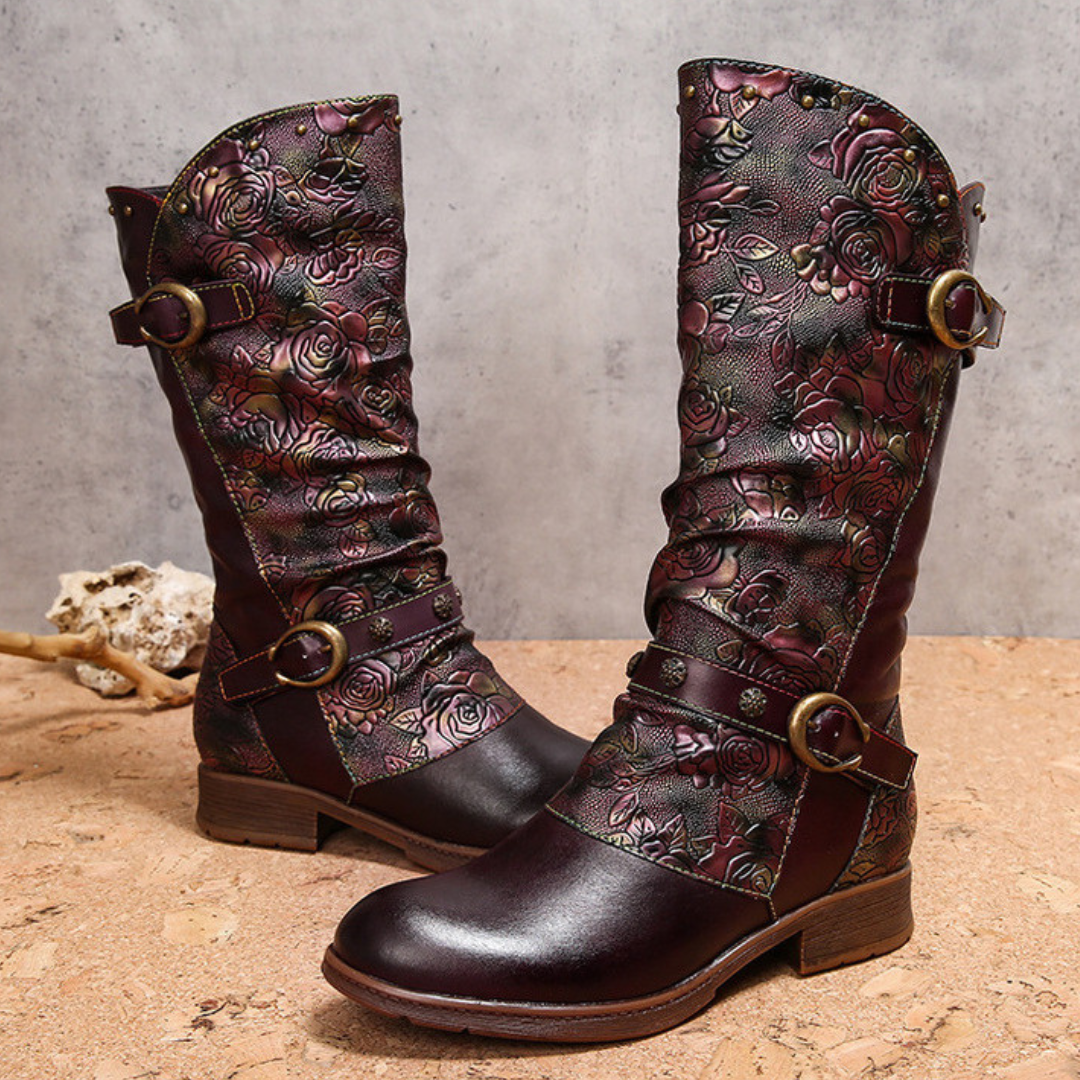 English Garden Genuine Leather Boot