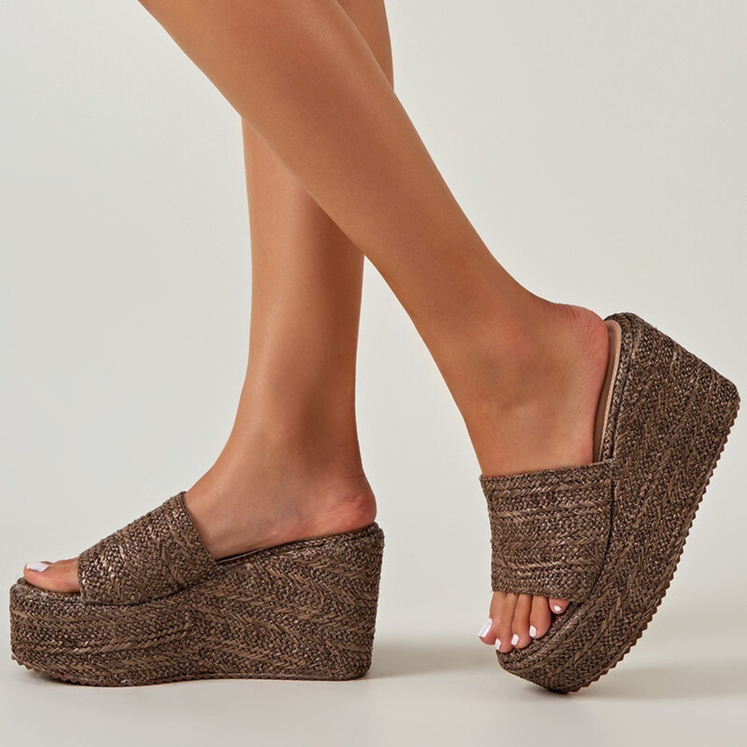 Wisteria Wedges Slip-On