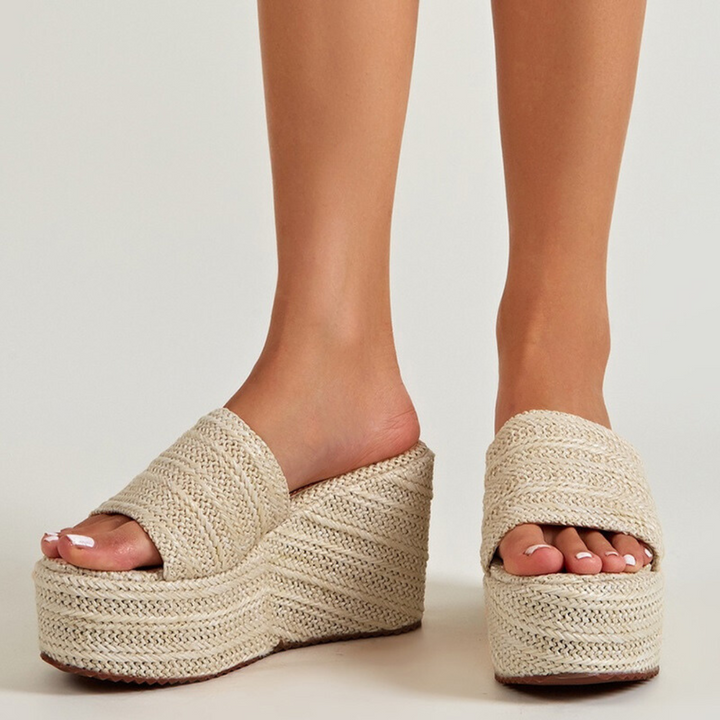 Wisteria Wedges Slip-On