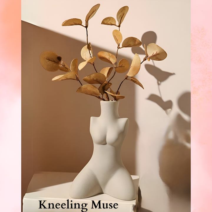 Sculpted Muse Vase